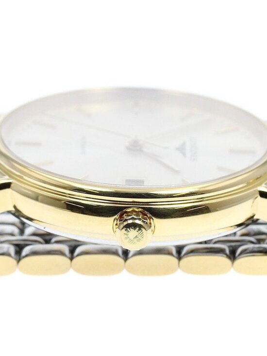 LONGINES Pressance L4.821.2 Date gold Dial Automatic Men\'s Watch_942635 main image 4
